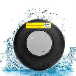 Bluetooth Speaker Waterproof Wireless Shower Hands Mic Suction Chuck Car Speaker Portable mini MP3 Super Bass Call Receive236u