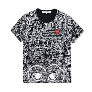 Designer TEE Men's T-Shirts CDG Com Des GarCons Play T-Shirt Little red Heart Basic Men Size XL Brand Tee