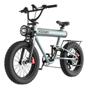 K20 Electric Bike 20 Inch Fat Tire Off Road Ebike 1000W 48V 20AH Powerful Mountain Electric Bicycle For Adults Cycling E BIKE UL