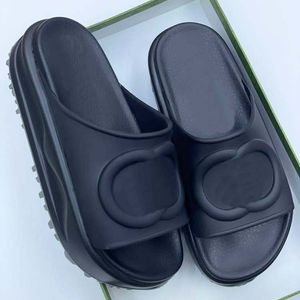 slayt sandalet Tasarımcı Sandalet platformu Slayt Erkek Terlik Flip Flop Yaz Ayakkabı Moda Geniş Terlik