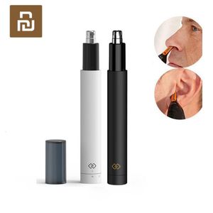 Clippers Trimmers Huanxing HN1 Electric Nose hair Trimmers for men Portable Nose and ear trimmer Hair Shaver Clipper Safety Removal Cleaner 230307