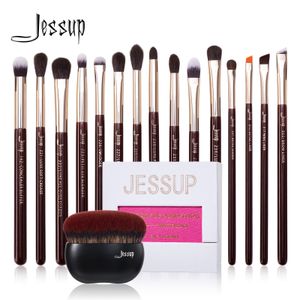 Makeup Tools Jessup Eye Brushes Set 15st Makeup Brush Natural Synthetic Eyeshadow Brush Eyeliner Blandande ögonbryns concealer T284 230308