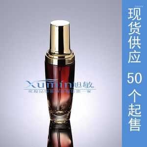 保管ボトルE2容量50ml 50pcs/lot Red Satin Black Bottle Pressure Mercury Lotion Pump