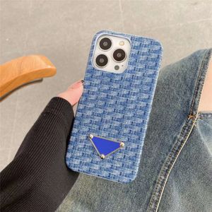 iPhone 14 Case Designer mobiltelefonfodral för iPhone 15 14 15Pro 15Promax 14Pro 14Plus 13 13Pro 12 12Pro Max 11 X Xs XR Fashion Luxury Weave Fabric Art PhoneCase