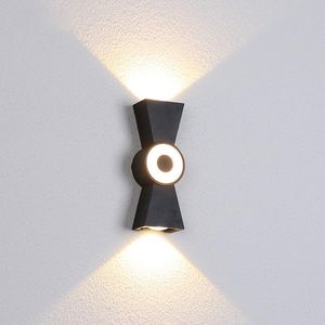 Utomhusvägglampor modern minimalistisk LED-lampa 12W aluminium IP65 vattentät vårdoor ljus trädgård veranda inomhus nordiska sconce 85-265v