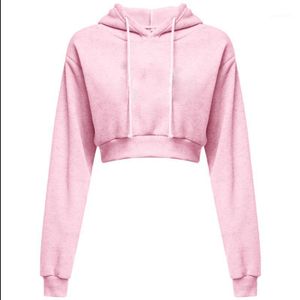 Kadın Hoodies Sweatshirts Kadın Moda Moda Düz Renkli Ağız Mahsulü Kadın Günlük Uzun Kollu Jumper Kapşonlu Kazak Kıyafetler 10 CO