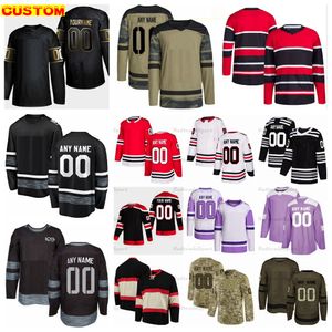 Custom 2022 Обратный ретро 24 Sam Lafferty Hockey Jerseys 13 Max Domi 90 Tyler Johnson Blackwell Camo борется с раковыми рубашками Мерфи Калеб Джонс Тоус Кейн Халл Микита