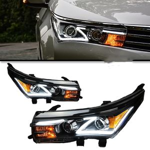 Headlights LED Bulb For Toyota Corolla 20 14-20 16 Head Lights Z Style Daytime Running Lights Turn Signal