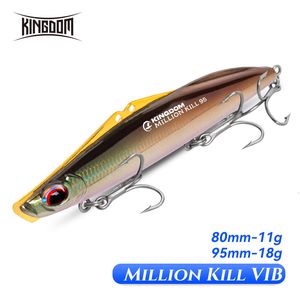 Baits Lures Kingdom Million Kill Vibration Fishing 11g 18g Long Casting Sinking Hard Artificial Bait Bass Pike Tackle 230307