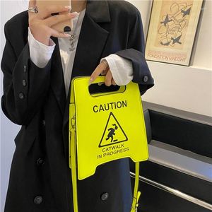 Designer Pink yellow shoulder bag with Long Strap - Cute and Creative Women's Novelties Handbag