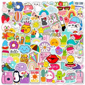 100Pcs VSCO Stickers Fashion Stickers Waterproof Vinyl Sticker For Skateboard Laptop Luggage Notebook Bicycle Car Decals Kids Toys Gifts