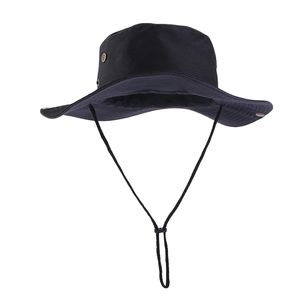 Nuovi cappelli Boonie estivi per uomo Cappello a secchiello per protezione solare da campeggio traspirante per pesca a tesa larga per sport all'aria aperta