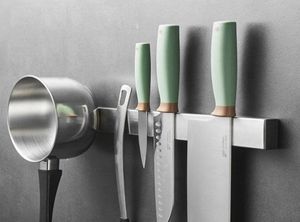 Haken rails huishoudelijke gereedschappen roestvrijstalen magnetische meshouder muur gemonteerd keuken huis8017894