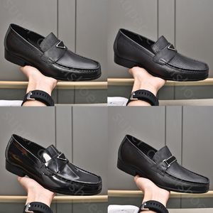 Top Men Loafers Luxurious Designers Shoes Genuine Leather Brown black Mens Casual Designer Dress Shoes Slip On Wedding Shoes 38-44