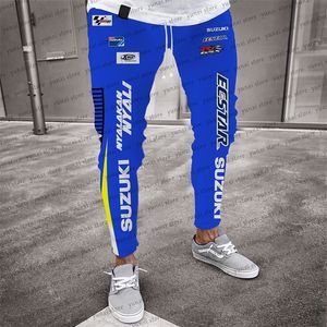 Mens Pants Fashion Men Casual Sportswear Moto GP Motorcykel Racing Extreme Sports Entusiast Jersey Overdimensionerade bottnar Fitnes Pant 230307