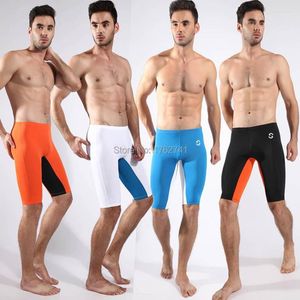 Underpants Men's Athletic Supporter Body Sculpting Boxer Shorts Long Underwear Sport Pants Skinny Mid-waist Boxers