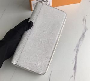 패션 디자이너 지갑 럭셔리 Damier Graphite Purse 남성 여성 슬림 클러치 가방 고품질 모노그램 코인 지갑 오리지널 박스 먼지 가방을 가진 긴 카드 홀더