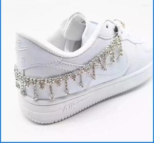 Anklets Fashion Luxury Rhinestone Pendant Shoe Chain Decoration Accessories Women's Metal Foot Boots Jewelry