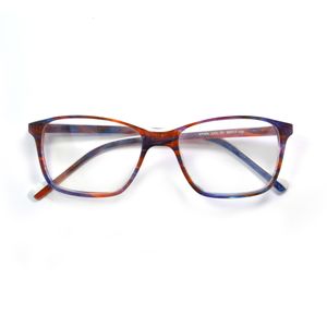 Óculos de sol Quadrões coloridas de laminação de acetato feita à mão Frame para mulheres Itália Estilo de design de moda de luxo de luxo da senhora Oval Eyewear 230307