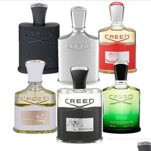 Perfume Bottle Top Selling Aventus Per Men Cologne Black S Irish T Green Imperial Millesime Spray Parfum Fragrance 120Ml With High G Dhguv