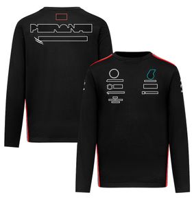 2023 novo logotipo da equipe de fórmula um f1 personalizado motorsports verão tripulação pescoço velocidade blusa seca corrida casual tamanho grande topo