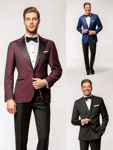 New Style Men Tuxedo Duas praias de lapela de lapela de Bottom Beel Suit Men's Wedding Festes de baile 2 peças Jaqueta e calça