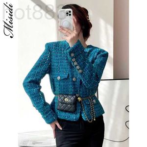 Women's Jackets Designer New Jacket Fashion Color Tweed Single-breasted Coat Fall/winter Mother's Day Gift Valentine's Birthday Thanksgiving RM05