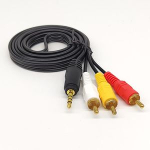 Cavi audio da 3,5 mm a RCA Videocamera Handycam Cavo di uscita audio video AV, cavo AUX da TRRS a 3 RCA maschio per TV, smartphone, tablet, altoparlanti, Home Theater