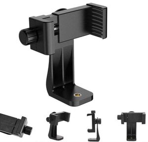 sano Adattatore per treppiede per smartphone universale Clip Staffa verticale Adattatore per supporto per telefono cellulare girevole a 360 gradi