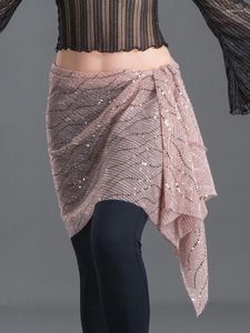 Stage Wear Female Oriental Dance Costume For Bollywood Dancewear Hip Scarf Sequined Waist Chain Belly Wrap Belt