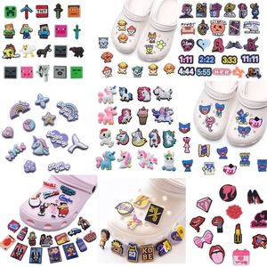 Shoe Parts Accessories Cute English Alphabet Detachable Decoration Pvc Buckle Soft Rubber Garden For Clogs Crocodile Drop Delivery 18Bsn