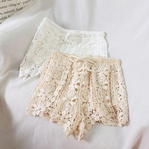 Women's Shorts Summer Women's Crochet Femme Casual Beach Woman Holiday Short Pants