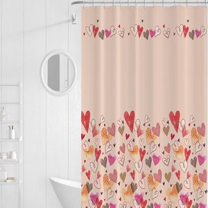 Shower Curtains Bathlux Beautiful Rose Flower Printed Peva Curtain Waterproof 70 X Inch With Hooks