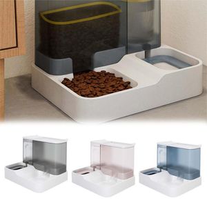 Cat Bowls Feeders Pet Automatic Water Dispenser Food Bowl Dogs Dry Container s Travel Feeding Watering Tool 230309