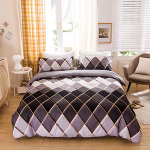 Bedding sets On Sale Bedroom Bedding Queen Comforter Sets Down Cover Couple Bed Plaid Twin XL Euro Bedding Set Queen Duvet Cover King Size R230309