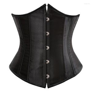 Shapers da donna Corsetto a cintura corta Corsetto in gomma satinata Cintura di contenimento estiva da donna Shapewear sexy