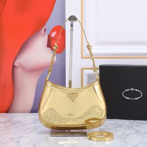 Mode neue Unterarmtasche Designer Damen Tasche Umhängetasche importiertes Kalbsleder Leder Schnalle Klappe Umhängetasche