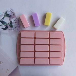 Glassverktyg Small Block Silicone Ice Cube Maker Trays Freezer Icecream Cold Drinks Whisky Cocktails Kitchen Tools Accessories Ice Mold Z0308