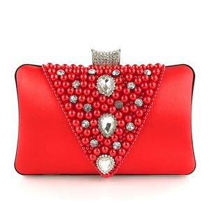Hengmei special hand holding pearl Dinner Bag Fashion Women's dress party 230309