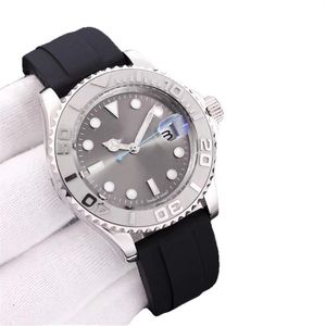 Lokalt lager Nytt med Box Mens Watches 40mm Mechanical Automatic Watch Ceramic Bezel Sapphire Master Sports Watch Glide Buckle 2824