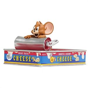 新しい既製のSoapstudio Cat and Mouse Desktop Partner Jerry Mouse Jerry Paper Clip Box Handmade Ornaments 7.6cm