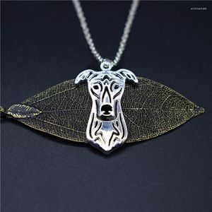 Pendant Necklaces Elfin Trendy Greyhound Gold Color Silver Dog Jewellery Women Men