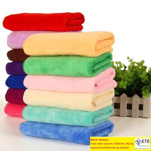 Microfiber Towels Car Household Cleaning Towel Thickening Wipes Hairdressing Beauty Disinfection Absorbent Towel 6 Colors