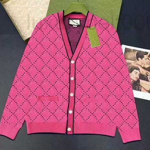 Kvinnors tröjor Designer Letters Design Cardigan Coats Women Sticked Shirts Spring Fall Warm Sweater Luxury Street Coat 89tu