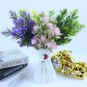 Dekorative Blumen, künstliche Kunststoff-Pflanze, Kiefernnadeln, grün, für Garten, Hochzeit, Party, Dekoration, gefälschte Blätter, Weihnachten