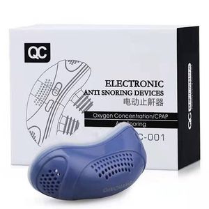 Snarkningsupphörande Micro Electric Anti Electronic Device Sömnapné Stoppa Snore Aid Stopper USB 230309