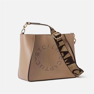 Stella McCartney handbag 1 1 Women's one-shoulder PVC high-quality leather shopping messenger bag2601