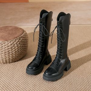 Ankle boots Luxury women designer thick high heels luxury design Martin boot womens fashion winter ankle boots at54t