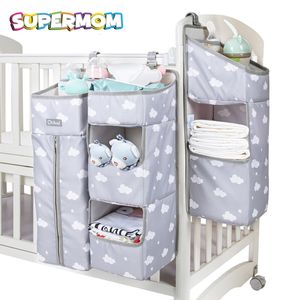 Bedding Sets Baby Crib Organizer Baby Bed Hanging Storage Bag Detachable Kid Diaper Organizer Bedding Set Children Nursery Organization 230309