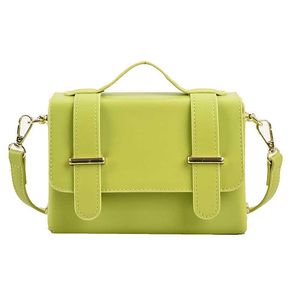 Mini Green Leather Crossbody Bag For Women 2024 Spring Summer Tendy Ladies Fashion Handbag Designer Ladies Messenger Bag